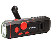 Life Gear StormProof Crank USB Radio Flashlight