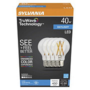 Sylvania TruWave A19 40-Watt Clear LED Light Bulbs - Daylight