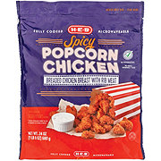 H-E-B Fully Cooked Frozen Spicy Popcorn Chicken