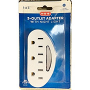 H-E-B 3-Outlet Adapter with Night Light