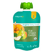 FruityU Organic Baby Food Pouch - Pear Spinach & Pumpkin
