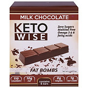 Keto Wise Fat Bombs - Milk Chocolate Bars