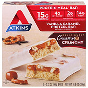 Atkins Vanilla Caramel Pretzel Bars
