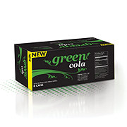 Green Cola Soda 12 oz Cans