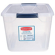 Rubbermaid Cleverstore Clear Latching Tote
