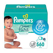 Pampers Aqua Pure Baby Wipes with Pop-Top