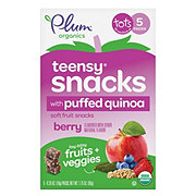 Plum Organics Teensy Snacks with Puffed Quinoa - Berry