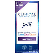 Secret Clinical Invisible Solid Antiperspirant and Deodorant - Lavender