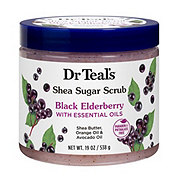 Dr Teal's Shea Sugar Scrub Black Elderberry