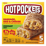 Hot Pockets Sausage Egg & Cheese Croissant Crust Frozen Sandwiches
