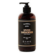 Barrel and Oak Spiced Sandalwood Body Face & Hair Wash - Sea Salt & Amber