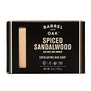 Barrel and Oak Exfoliating Bar Soap - Spiced Sandalwood