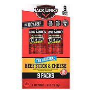 Jack Link's Original Beef Stick & Cheese Snack Packs