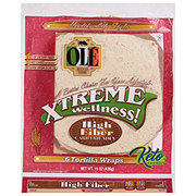 Ole Mexican Foods Xtreme Wellness Whole Wheat High Fiber Tortillas