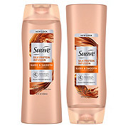 Suave Shampoo and Conditioner Silk Protein Infusion - Sleek & Smooth