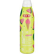 H-E-B Kids Oxybenzone Free Watermelon Sherbet Sunscreen Spray – SPF 50