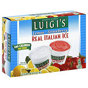 Luigi's Real Italian Ice Lemon & Strawberry Variety Pack