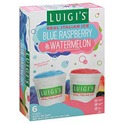 Luigi's Real Italian Ice Blue Raspberry & Watermelon Variety Pack