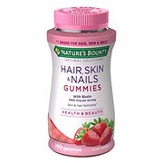Nature's Bounty Hair, Skin & Nails Strawberry Gummies with Biotin