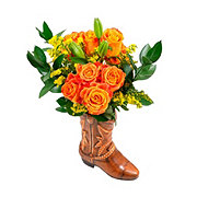 BLOOMS by H-E-B Kickin It Up Boot Flower Arrangement