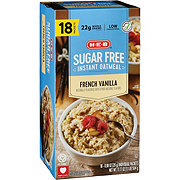 H-E-B Sugar Free Instant Oatmeal - French Vanilla