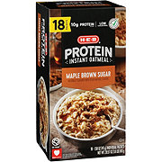 H-E-B 10g Protein Instant Oatmeal - Maple Brown Sugar
