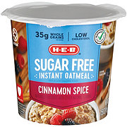 H-E-B Sugar Free Instant Oatmeal Cup - Cinnamon Spice