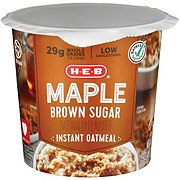 H-E-B Instant Oatmeal Cup - Maple Brown Sugar