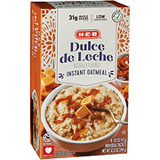 H-E-B Instant Oatmeal - Dulce De Leche