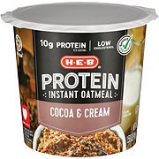 H-E-B 10g Protein Instant Oatmeal Cup - Cocoa & Cream