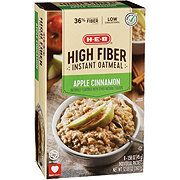 H-E-B High Fiber Instant Oatmeal - Apple Cinnamon