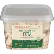 H-E-B Deli Feta Cheese Crumbles - Mediterranean Herb