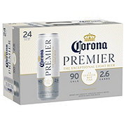 Corona Premier Mexican Lager Import Light Beer 12 oz Cans, 24 pk