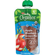 H-E-B Baby Organics Food Pouch – Apple Blueberry Green Pea