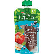 H-E-B Baby Organics Food Pouch – Apple Blueberry Spinach