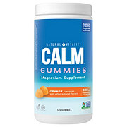 Natural Vitality Calm Magnesium Supplement Gummies - Orange