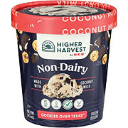 Higher Harvest by H-E-B Non-Dairy Frozen Dessert - Cookies Over Texas