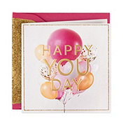 Hallmark Signature Happy You Day  Birthday Card for Her - E49