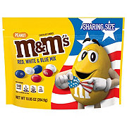 M&M's Red, White & Blue Patriotic Peanut Chocolate Candy Sharing Size
