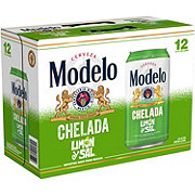 Modelo Chelada Limon y Sal Mexican Import Flavored Beer 12 oz Cans, 12 pk
