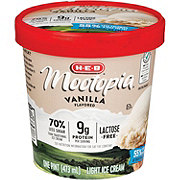 H-E-B Mootopia Lactose Free Light Ice Cream – Vanilla