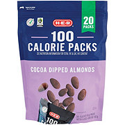 H-E-B Cocoa-Dipped Almonds 100 Calorie Snack Packs