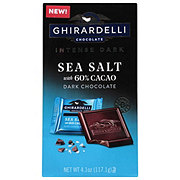 Ghirardelli Intense Dark Sea Salt Dark Chocolate Squares with 60% Cacao
