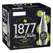 H-E-B 1877 Lime Sparkling Mineral Water 12 pk Bottles
