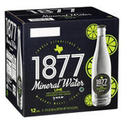 H-E-B 1877 Lime Mineral Water 12 pk Bottles