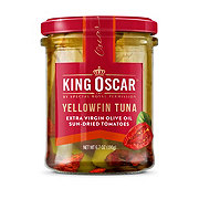 King Oscar Yellowfin Tuna In Extra Virgin Olive Oil With Sun-Dried Tomatoes