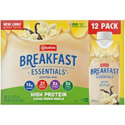 Carnation Breakfast Essentials High Protein Classic French Vanilla Nutritional Drink 8 oz Bottles