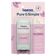Coppertone Pure & Simple Baby Sunscreen Stick - SPF 50