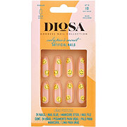 Diosa Calypso's Secret Artificial Nails - Smiley Face Pattern