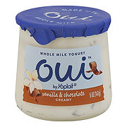 Yoplait Oui Creamy Vanilla and Chocolate Whole Milk Yogurt